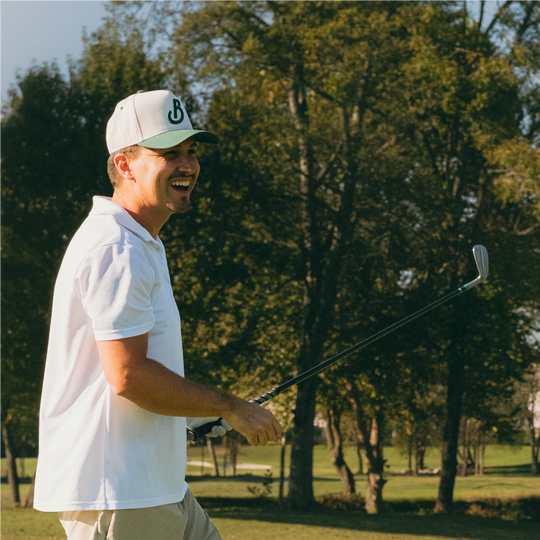 Banter Snapback - Green + Beige