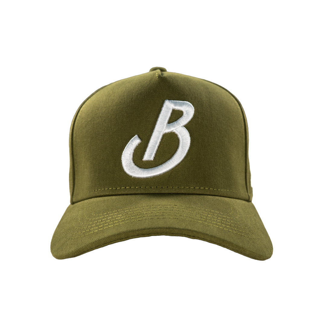Banter Golf Fairway Icon Hat in Fairway Green — front view, embroidered Banter Golf logo
