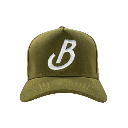 Banter Golf Fairway Icon Hat in Fairway Green — front view, embroidered Banter Golf logo
