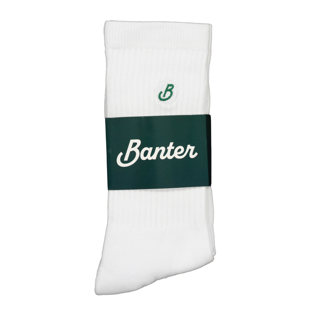 Banter Golf Icon Socks — mid-calf cotton blend, styled shot