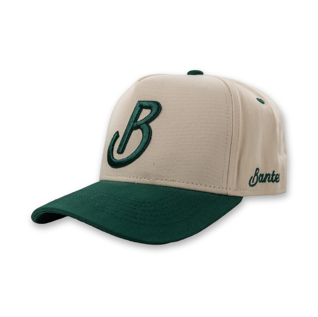 Banter Snapback - Green + Beige
